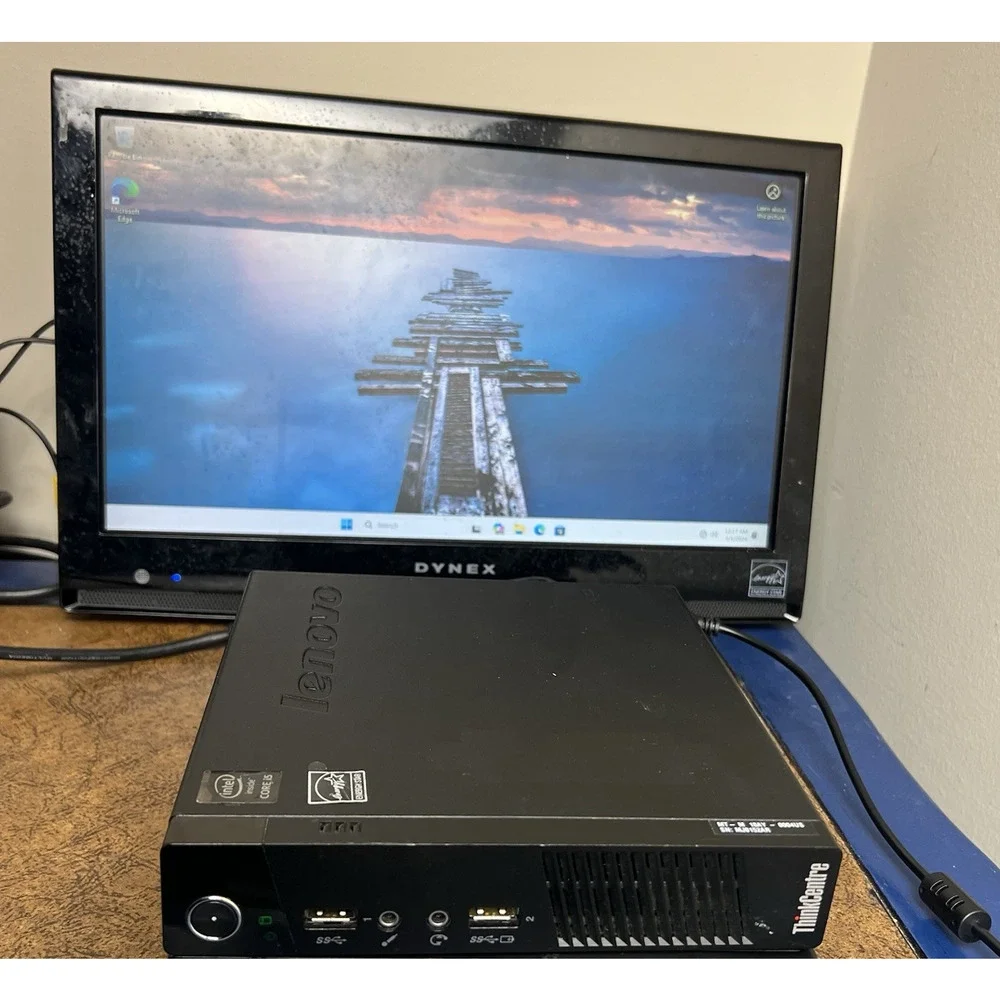 Lenovo ThinkCentre M73 Tiny i3-4150T 8GB RAM 128GB SSD Win11 Pro No WiFi, EDK-16